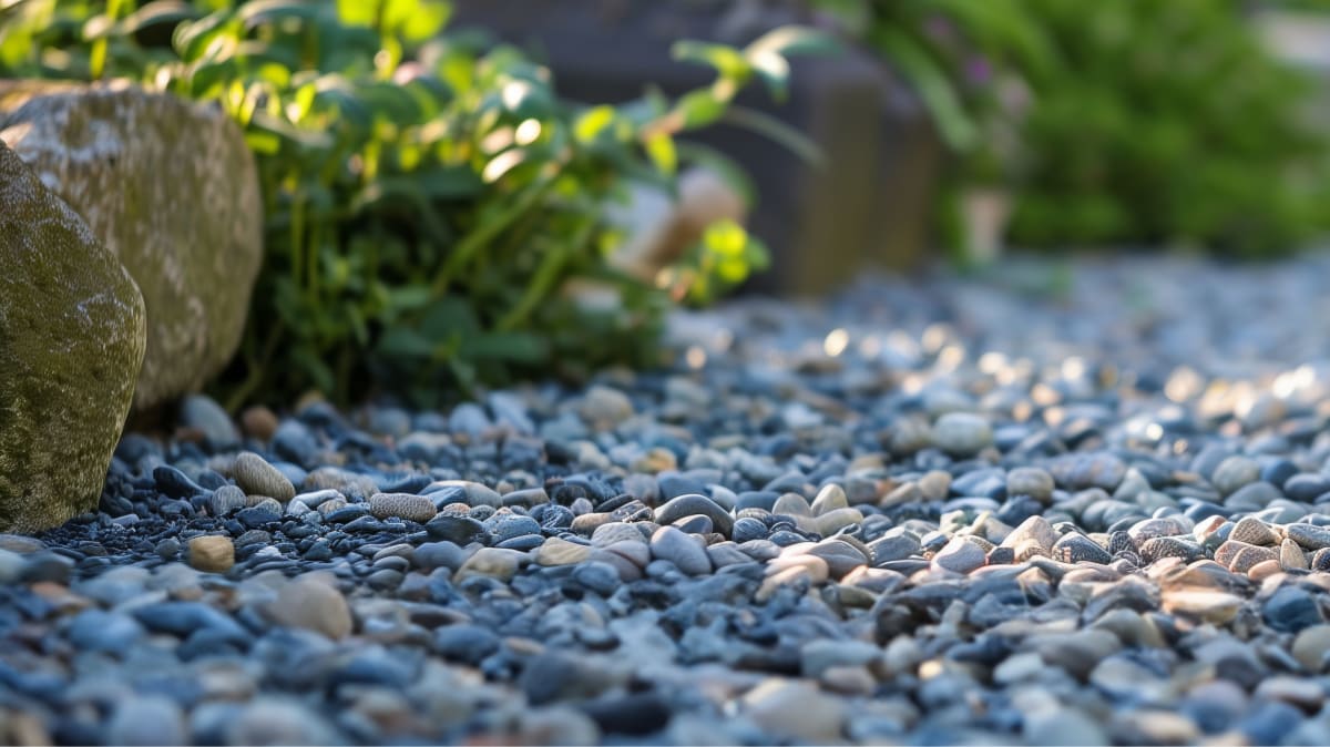 Decorative stones.