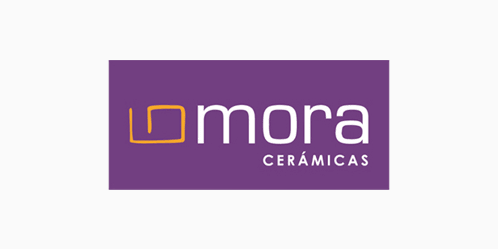 Mora Ceramicas logo.